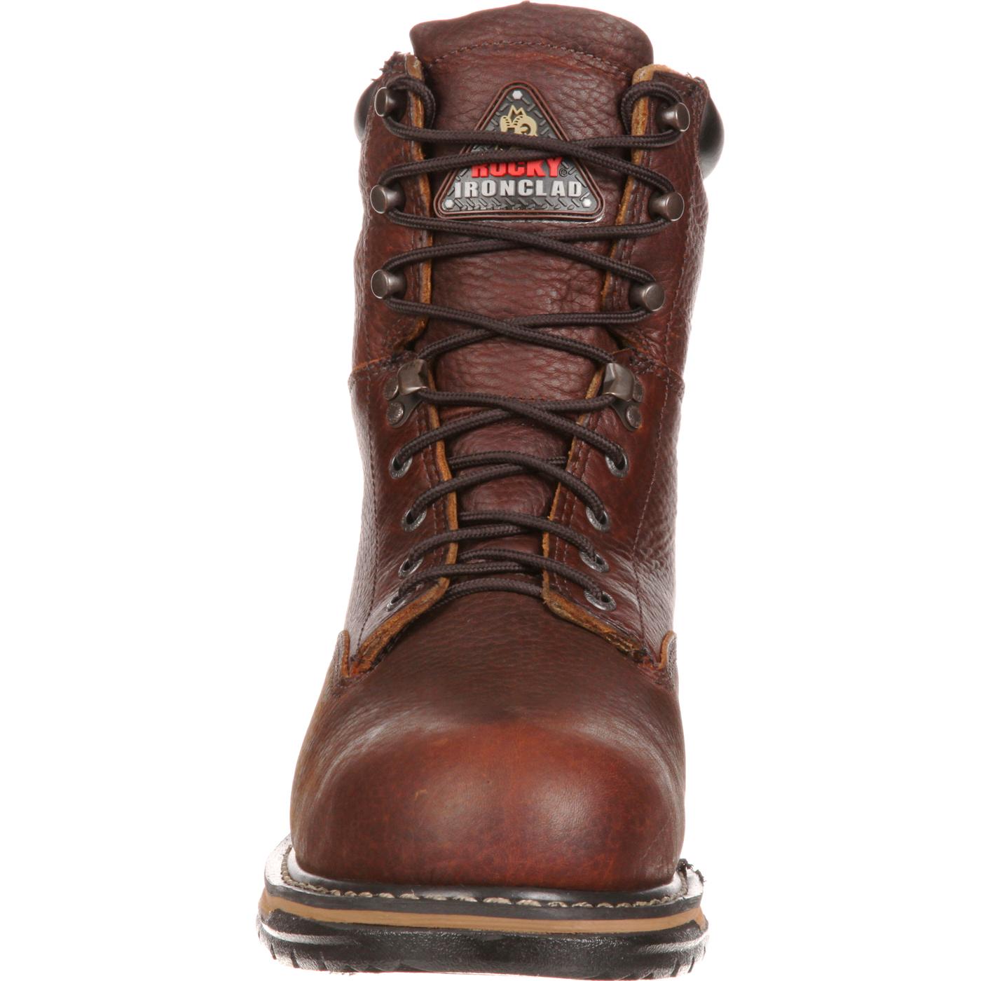 rocky lone star insulated waterproof work boots for men