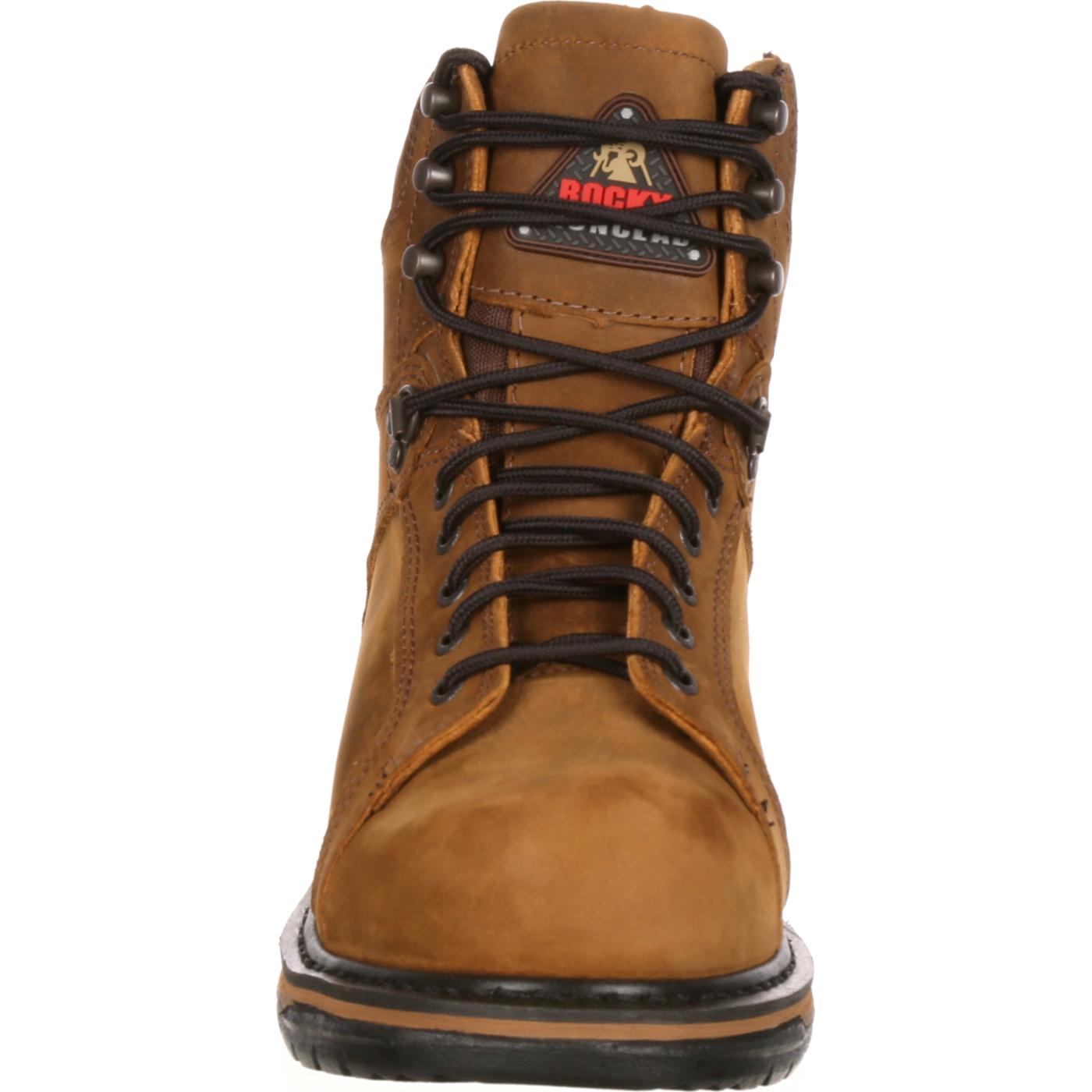 rocky waterproof steel toe work boot