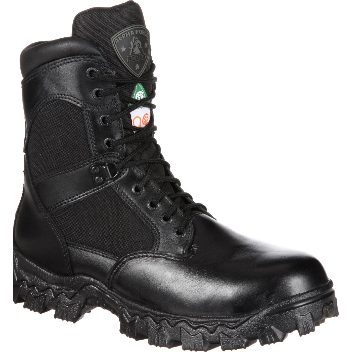 rocky alphaforce composite toe waterproof insulated work boot