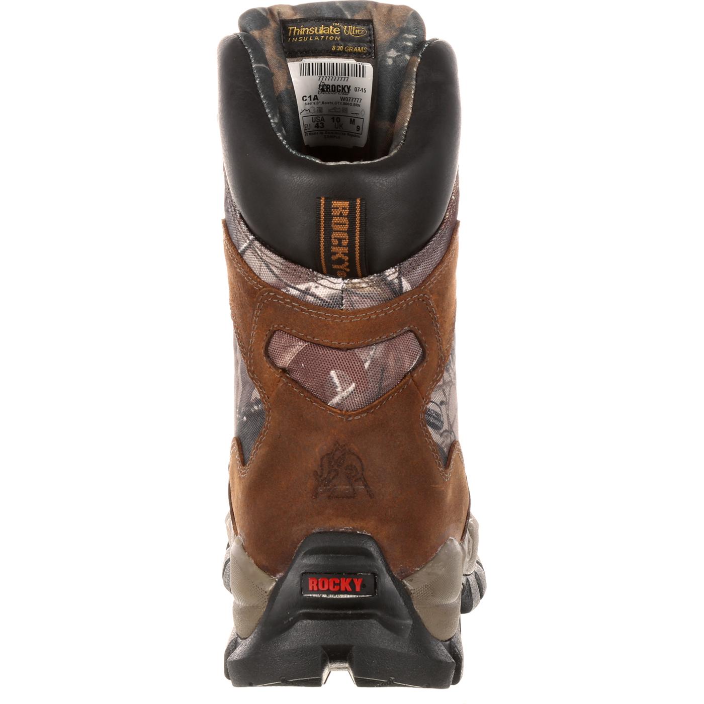 rocky broadhead waterproof 800g insulated outdoor boot
