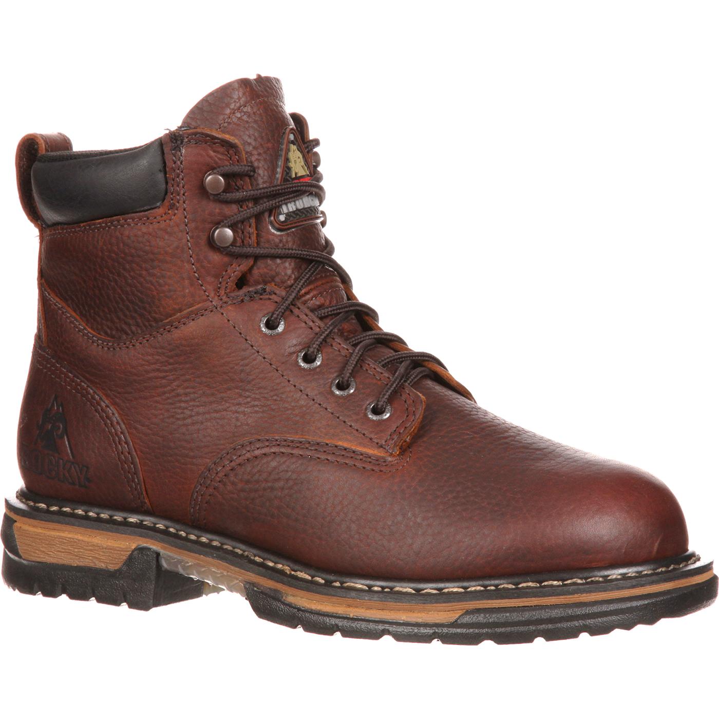 rocky lone star insulated waterproof work boots for men