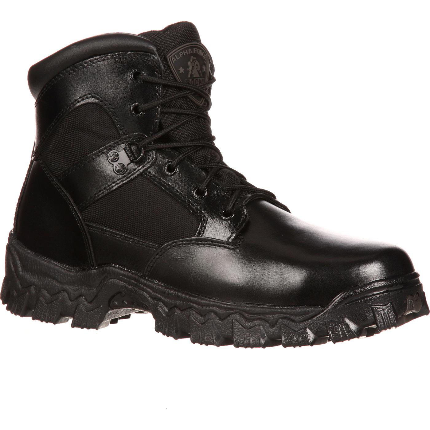 Rocky Men's 6" Waterproof Black Duty Boots Style 2167