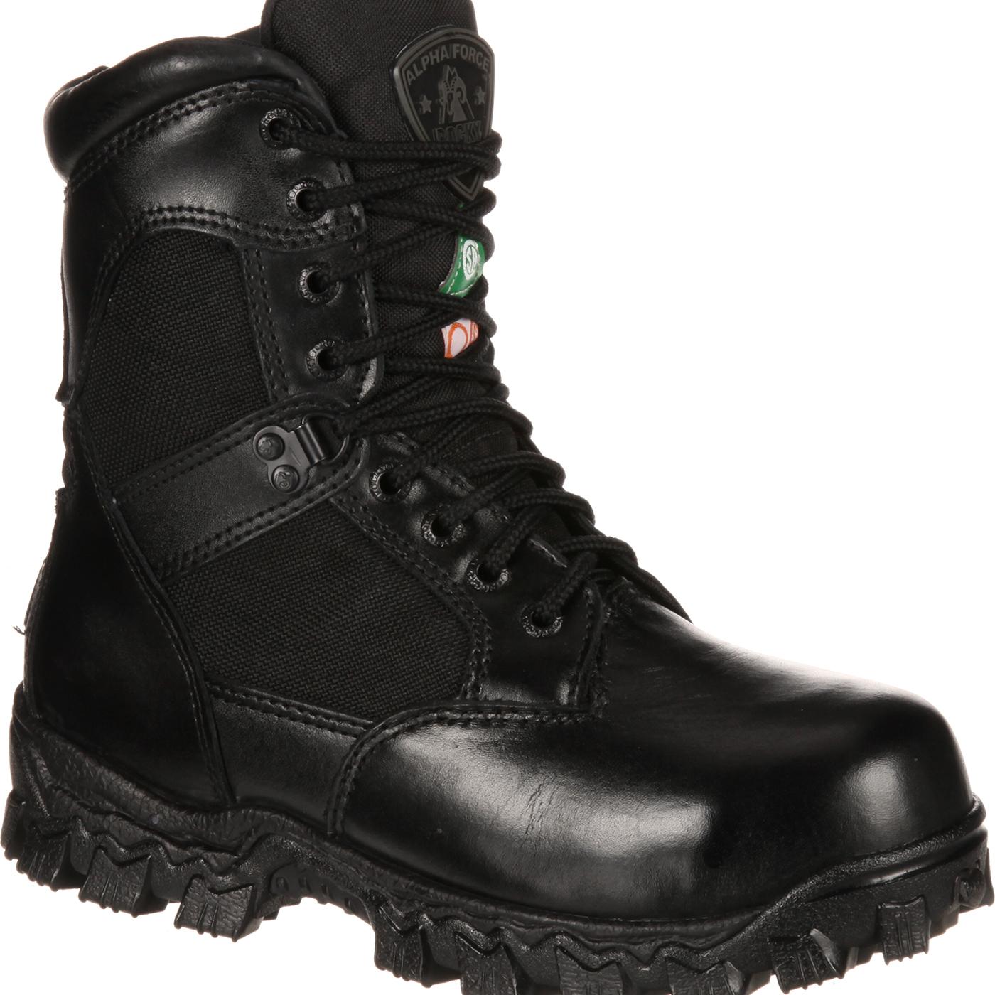 rocky alphaforce composite toe waterproof insulated work boot