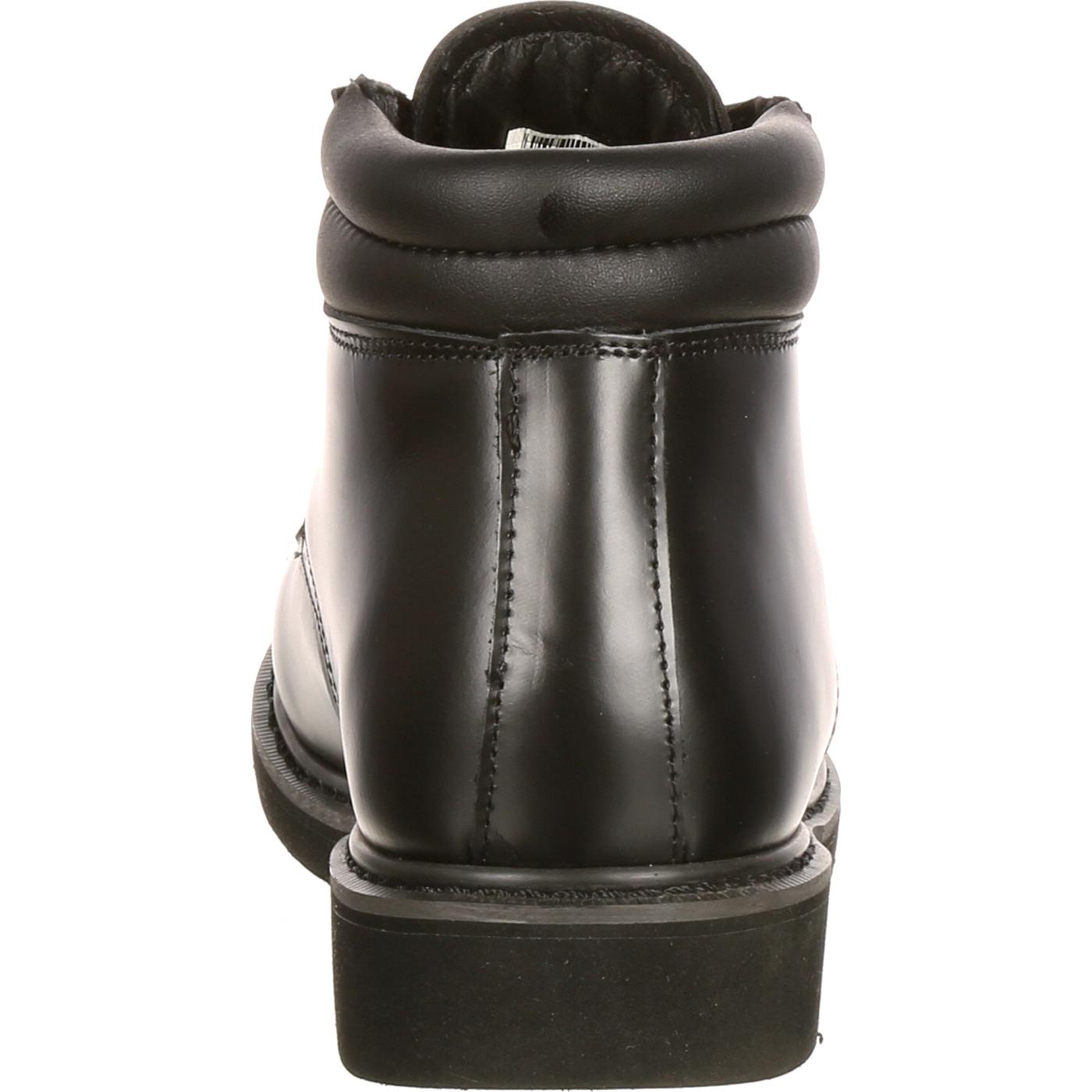 black polishable shoes