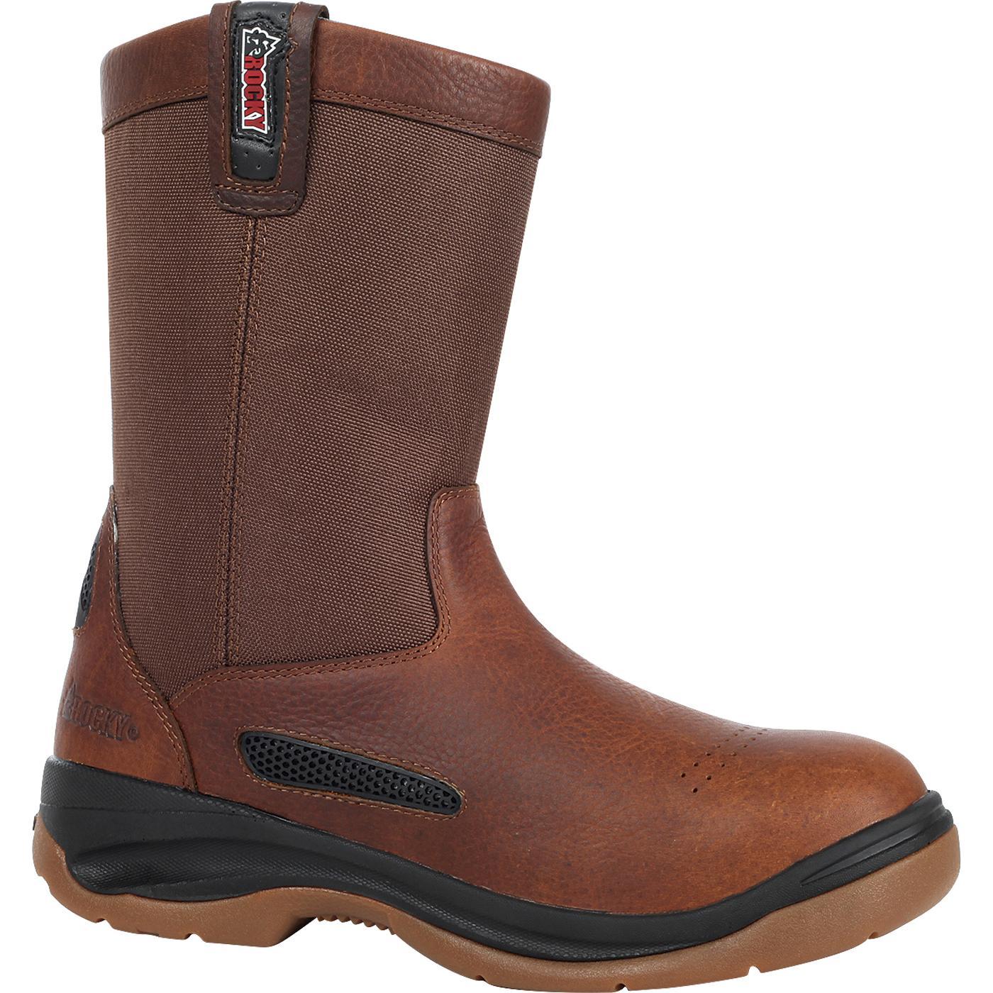 composite toe wellington work boots
