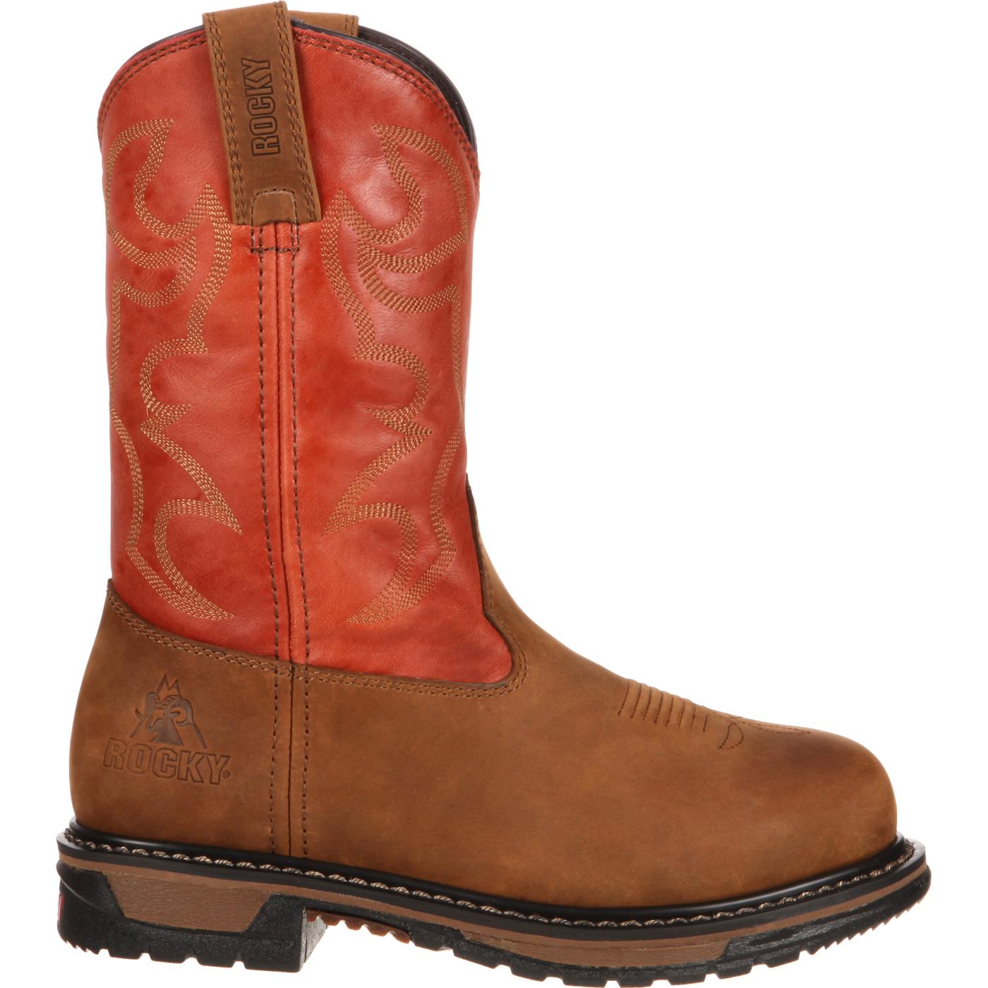 steel toe cowboy boots for women