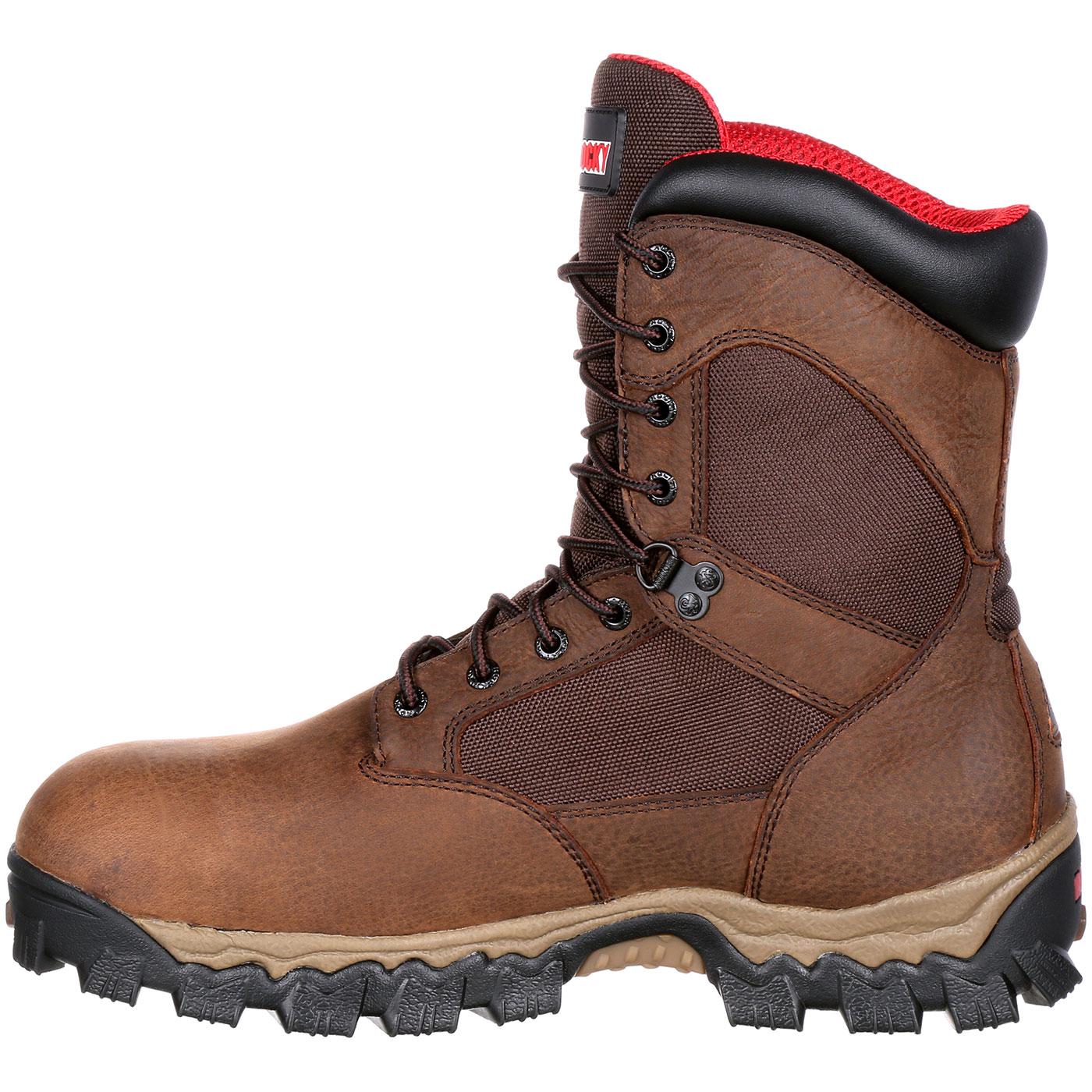 rocky alphaforce composite toe waterproof insulated work boot