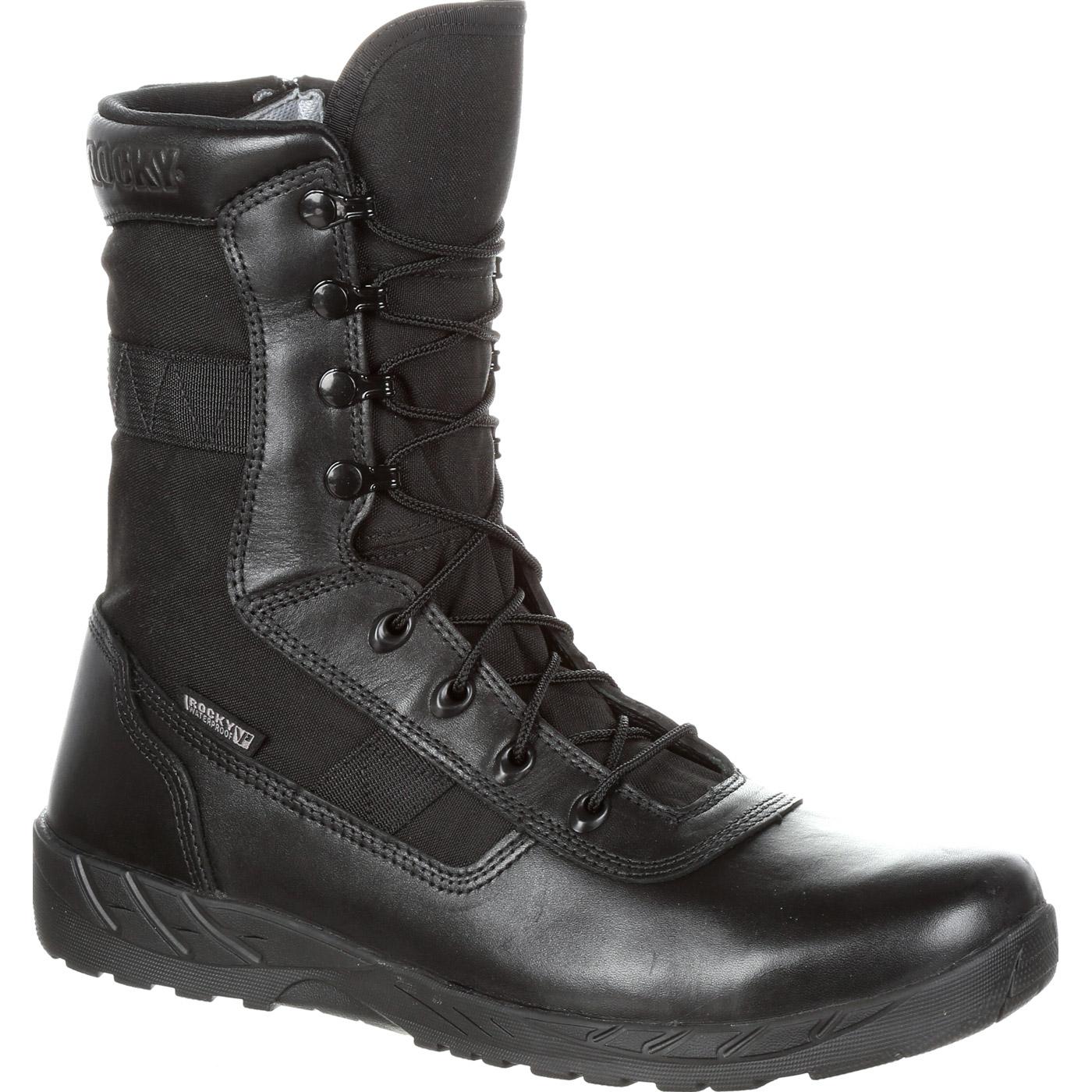 rocky boots zipper