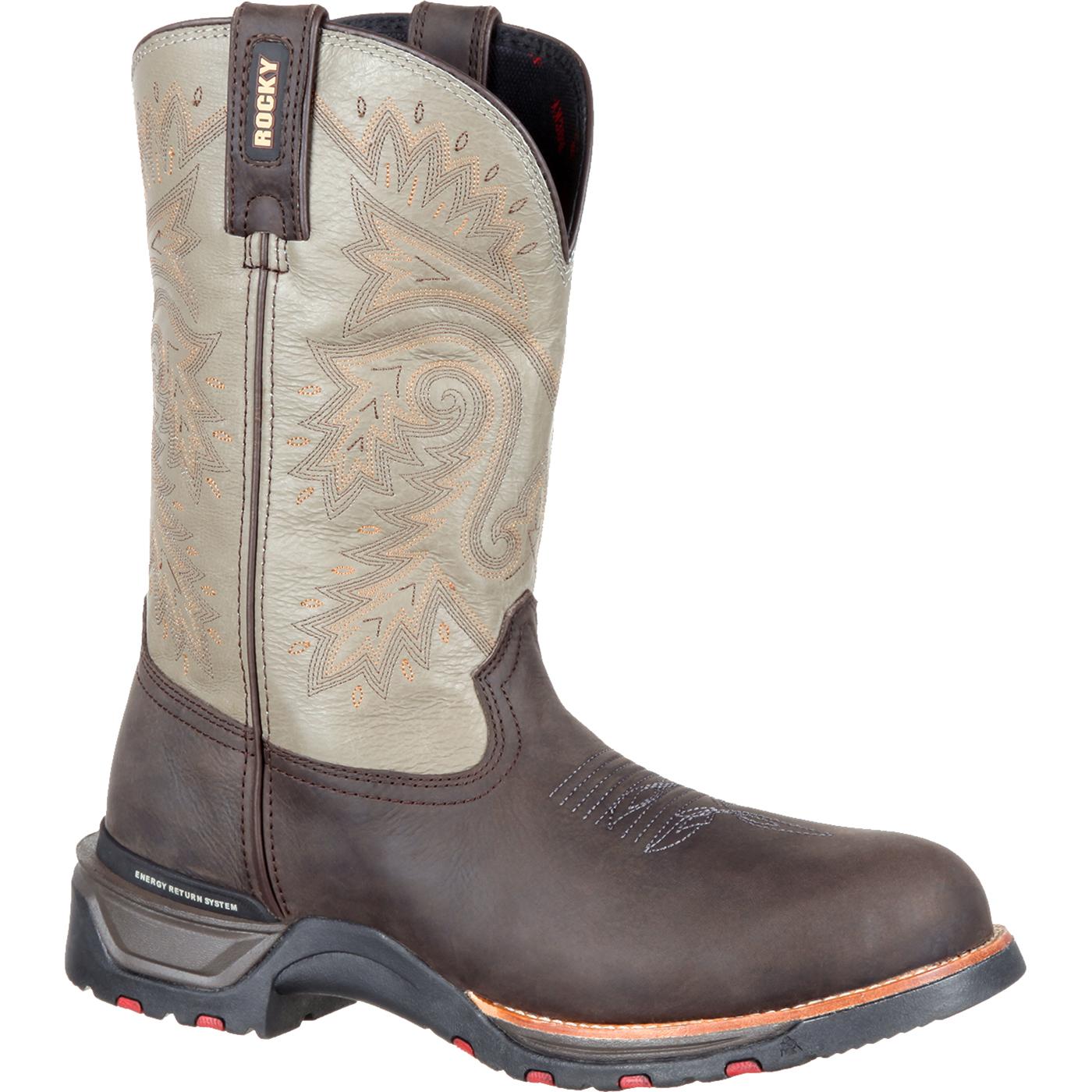 comfortable mens cowboy boots rocky technoram s comfortable waterproof brown comfortable mens cowboy boots rocky technoram s comfortable waterproof brown