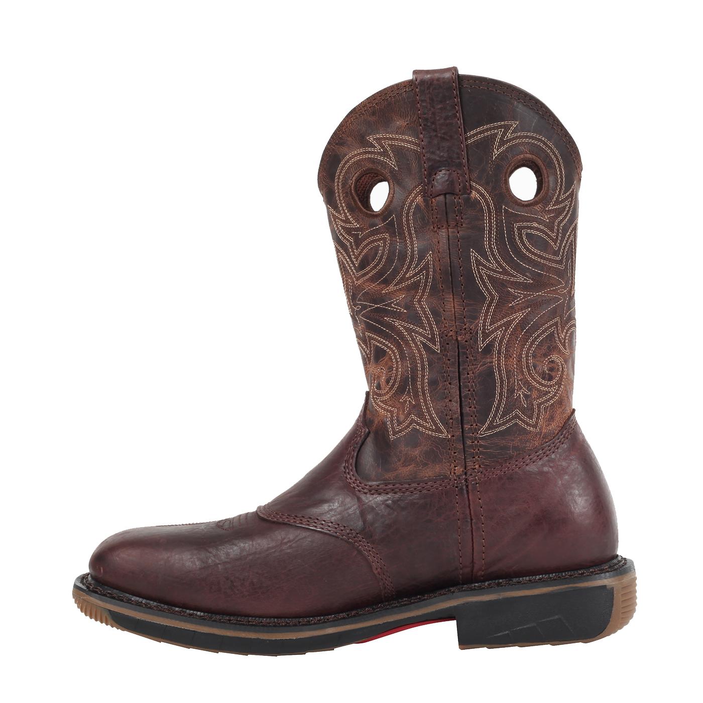 rocky square toe western boots