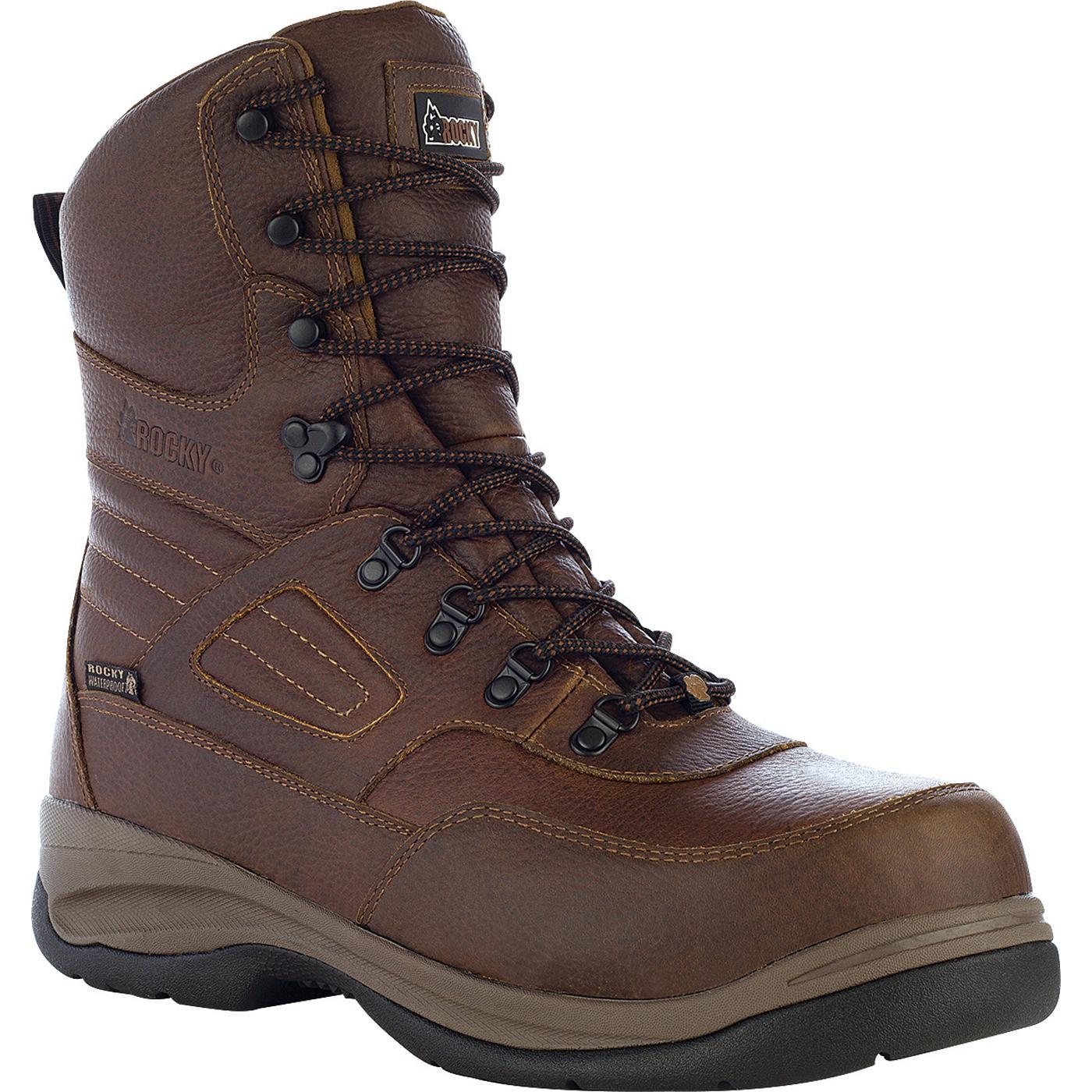 insulated waterproof composite toe boots