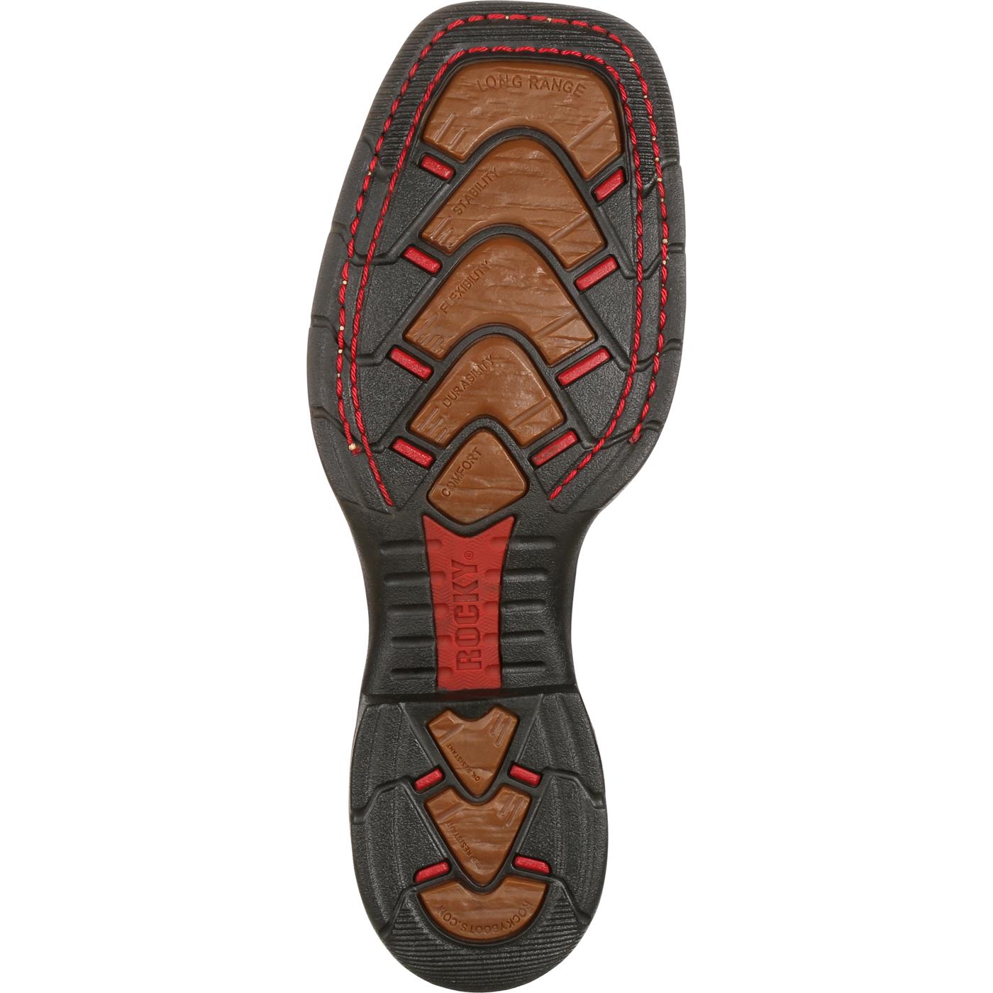 rocky long range carbon fiber toe western boot