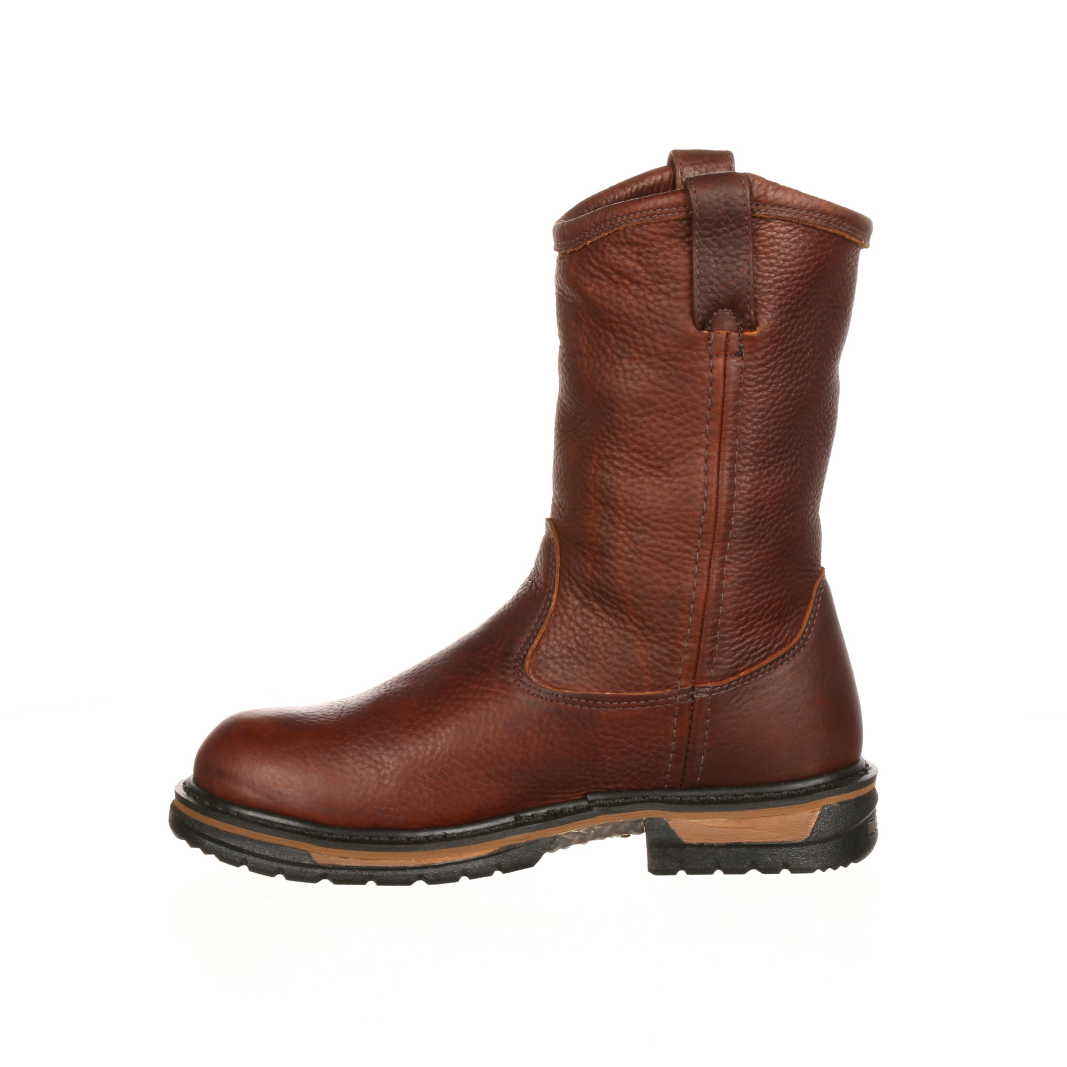rocky lone star insulated waterproof work boots for men