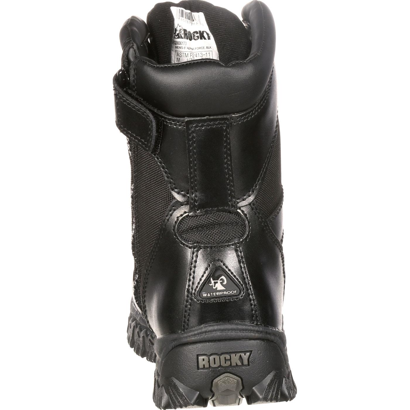rocky boots zipper