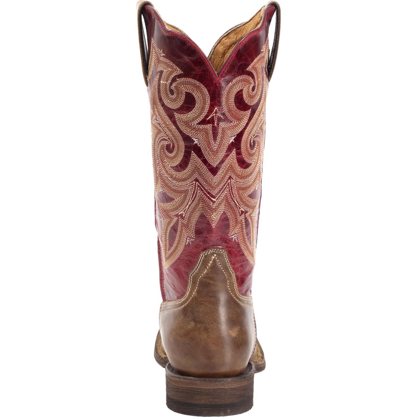 square toe western booties