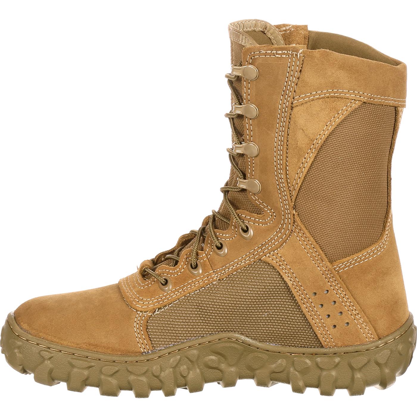 coyote tan boots authorized army