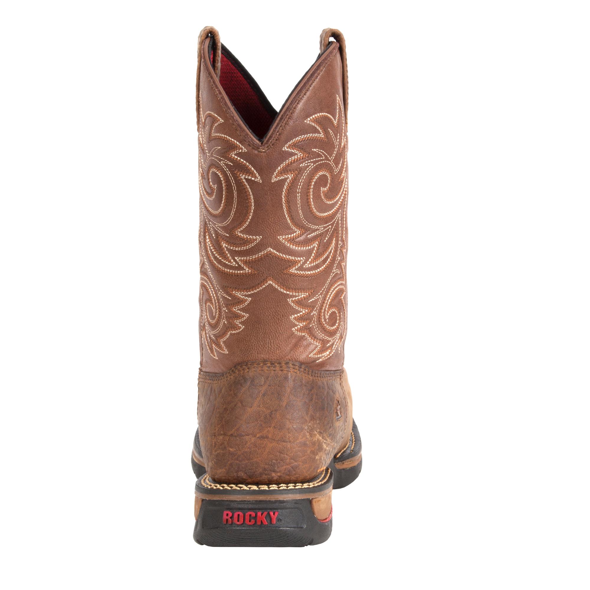rocky long range carbon fiber toe western boot