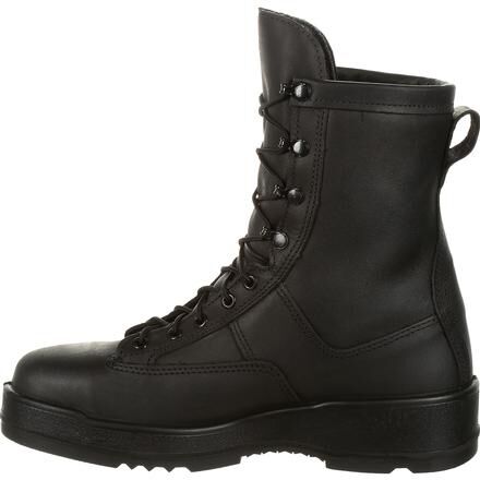 All weather store steel toe boots