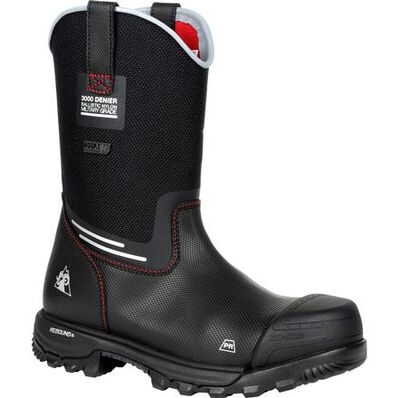 Rocky XO-Toe Composite Toe PR Waterproof Pull-on Work Boot, , large