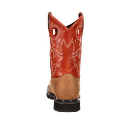 Rocky Farmstead Steel Toe Western Boot, , large