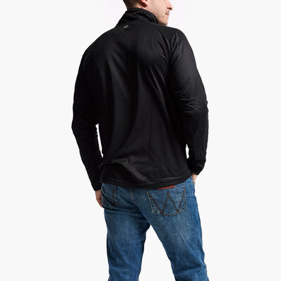 Rocky SilentHunter 1/4 Zip Jacket, Black with Realtree Edge, large