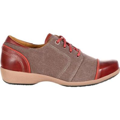 4EurSole Rococo Women's Chocolate Low Wedge Lacer Shoe, , large