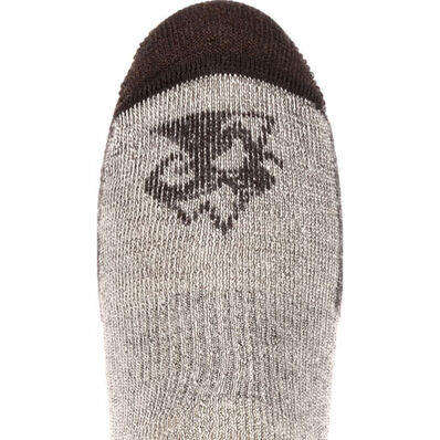 Rocky Performance Hiker Sock, DARK BROWN, large