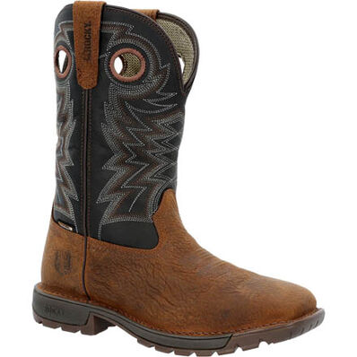 Rocky Legacy 32 Western: Steel Toe Waterproof Vibram Boot, #RKW0356