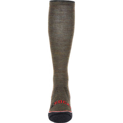 Rocky Outback Hiking Over the Calf Sock, Loden(Green), large