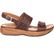 4EurSole Sprightly Women's Brown Low Wedge Slingback Sandal, , large