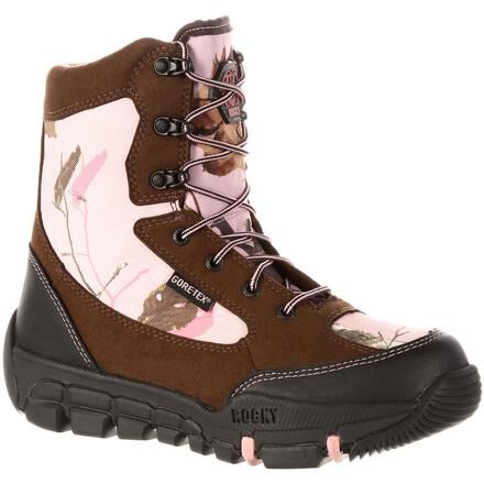 pink camo work boots