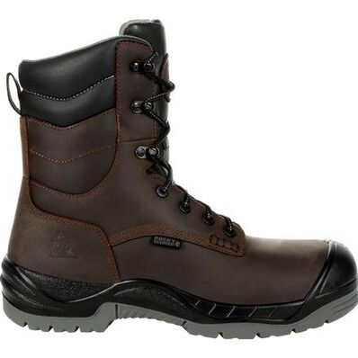 Rocky Worksmart 8 Inch 400G Insulated Composite Toe Waterproof Work Boot, , large