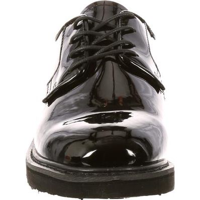 Ranger glossed-leather brogues