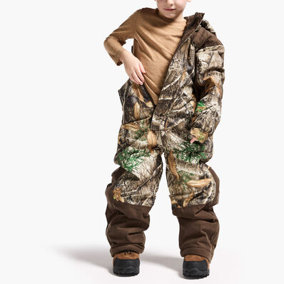 Rocky ProHunter Youth Waterproof Camo Coverall, Realtree Edge, large