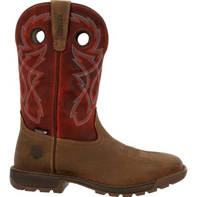 Rocky Legacy 32 Steel Toe Waterproof Western Boot, , large