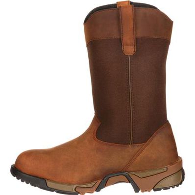 Rocky Aztec Women's Steel Toe Pull-on Boot, , large
