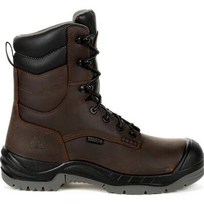 Rocky Worksmart 8 In Composite Toe Waterproof Work Boot, , large