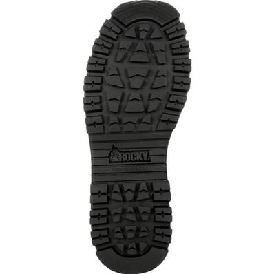 Rocky Portland 6" Black Side Zip Waterproof Public Service Boot, , large
