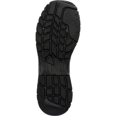 Rocky Cadet 8" Black Side Zip Public Service Boot, , large