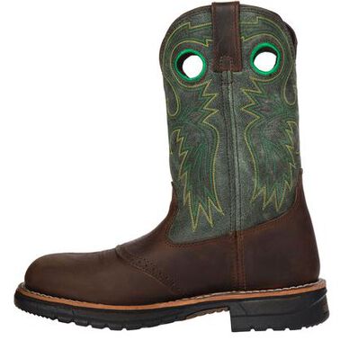 Rocky Original Ride Steel Toe Western Boot, , large