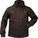 Rocky Waterproof Hooded Work Jacket, BLACK, large