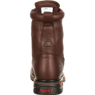 Rocky Original Ride Steel Toe Waterproof Lacer Western Boot, , large