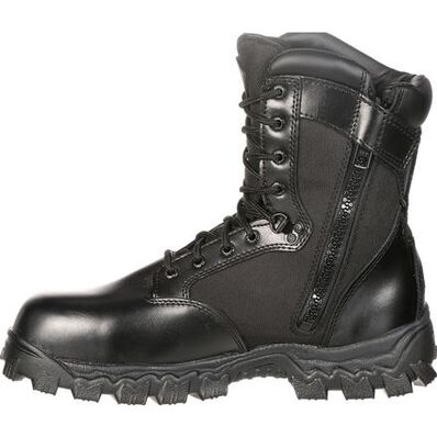 Alpha Force Zipper Waterproof Public Service Boot by Rocky Boots #FQ0002173