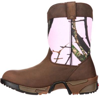 Rocky Big Kid Aztec Pull-On Wellington Boot, , large