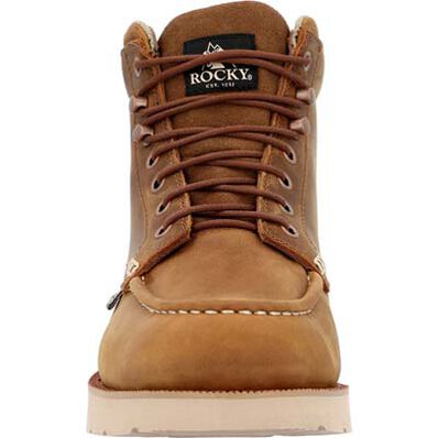 Rocky MonoCrepe Wedge 6” Waterproof Work Boot, , large