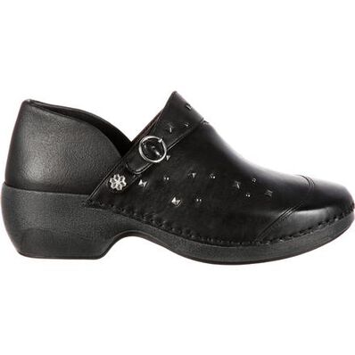 4EurSole Inspire Me Women's Studded Leather Clog, , large