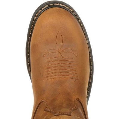 Rocky Original Ride Branson Steel Toe Waterproof Western Boots, , large