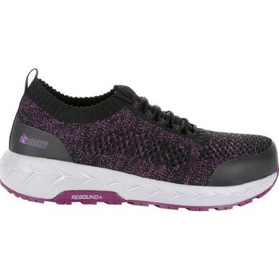 Rocky Women's WorkKnit LX Alloy Toe Athletic Work Shoe, , large