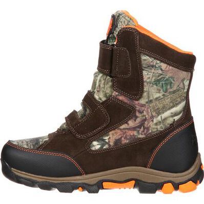 Rocky Kids' R.A.M. Waterproof Insulated Velcro Outdoor Boot, , large