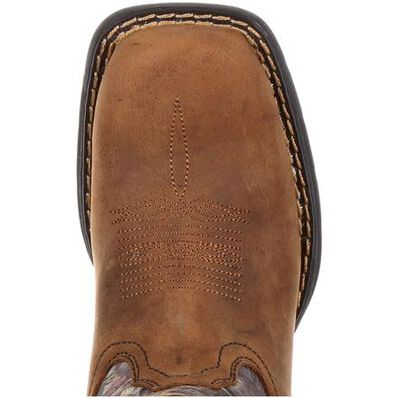 Rocky LT Big Kids' Waterproof Camo Western Boot, , large